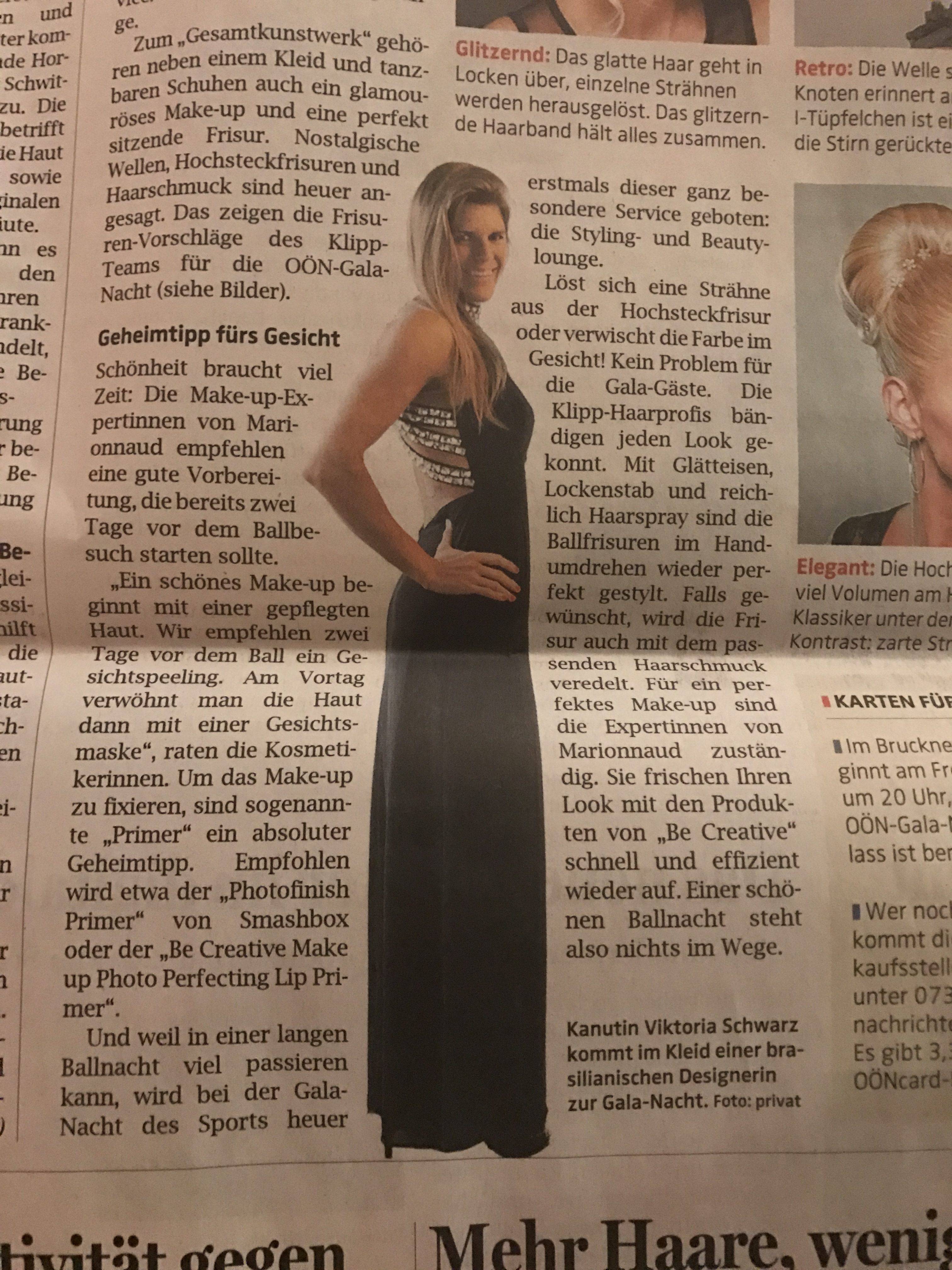 Ballkleid Präsentation