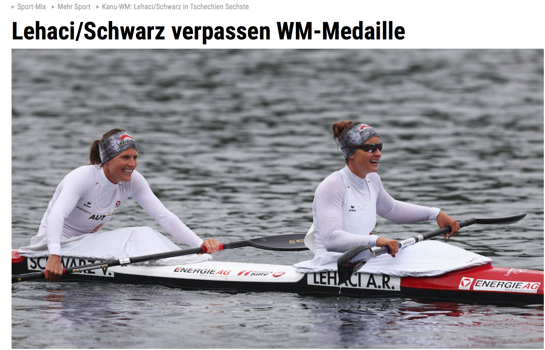 Lehaci/Schwarz verpassen WM-Medaille