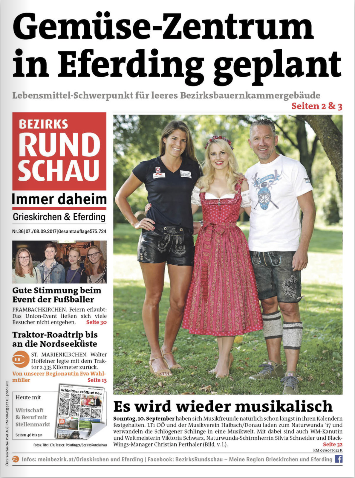 Titelseite: Bezirksrundschau