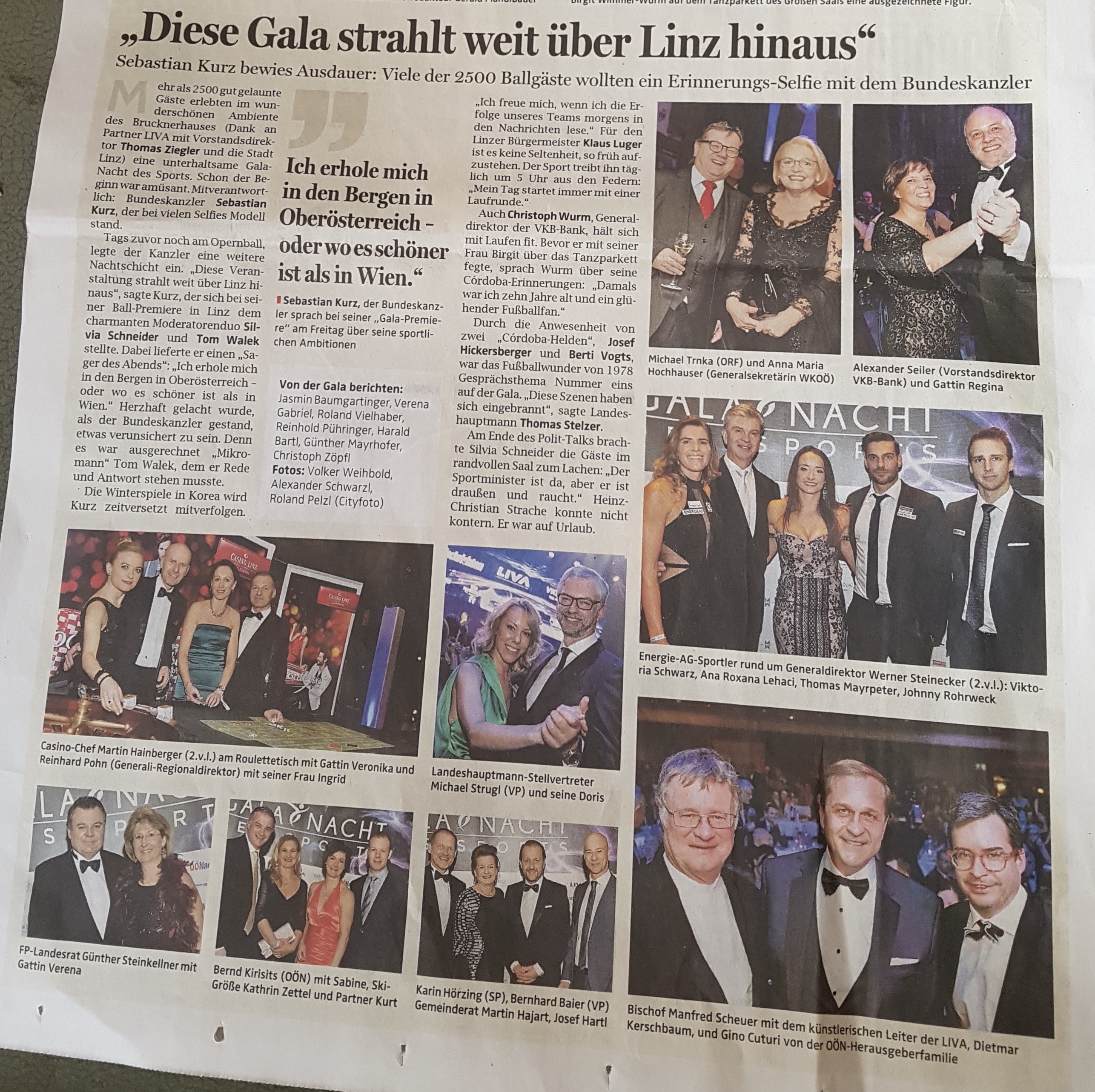 OÖN: Diese Gala strahlt weit über Linz hinaus