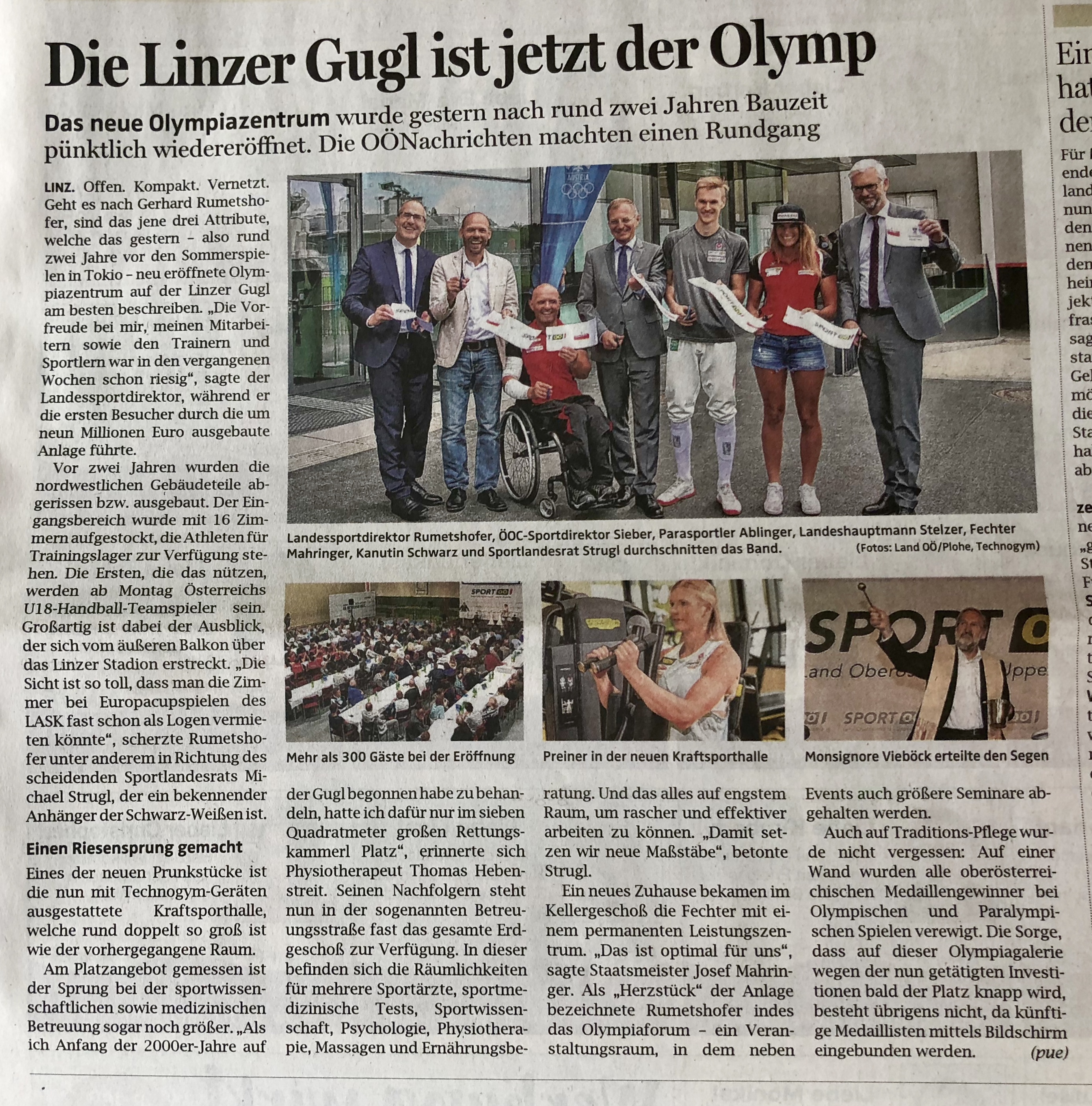 OÖN: Die Linzer Gugl ist jetzt der Olymp