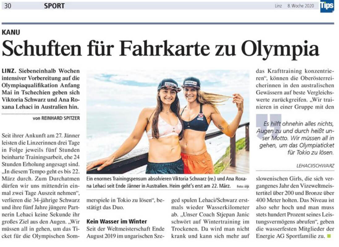 Schuften für Fahrkarte zu Olympia